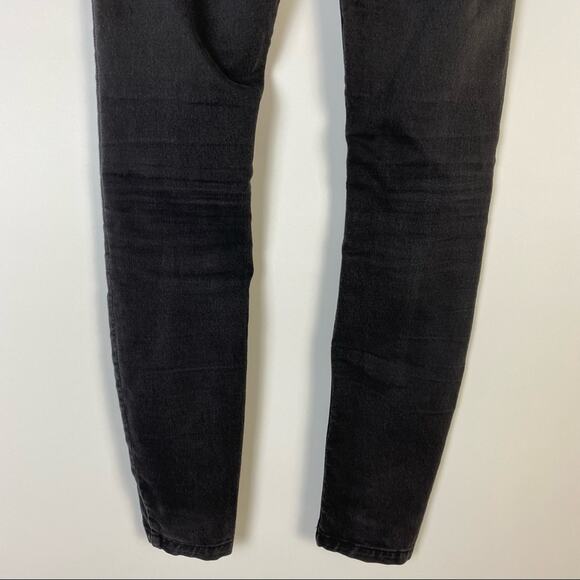 BLANKNYC CRUNCHY LICORICE SKINNY FAUX LEATHER JEANS SIZE 27 - Picture 11 of 12